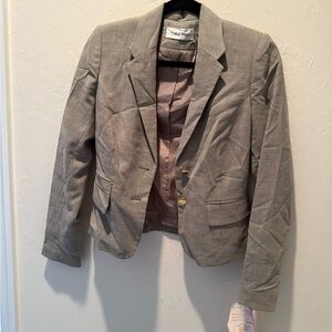 Women's Calvin Klein Blazer in Gray- Size 2p -NWT-